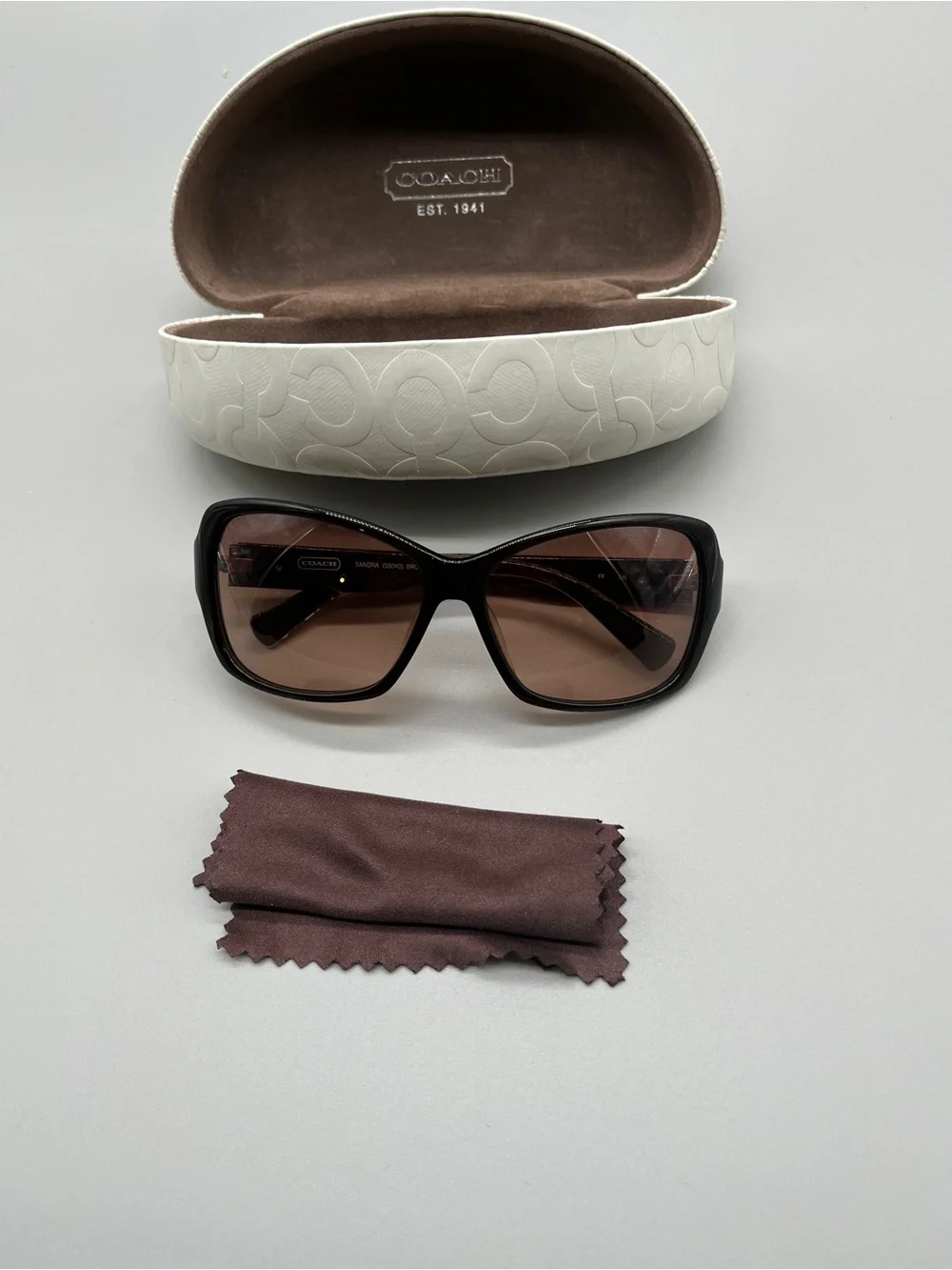 Coach Sondra (S8040) brown sunglasses. Like new.